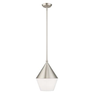 Stockholm 1-Light Mini Pendant in Brushed Nickel