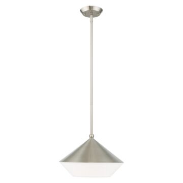 Stockholm 1-Light Mini Pendant in Brushed Nickel