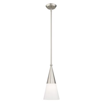Stockholm 1-Light Mini Pendant in Brushed Nickel