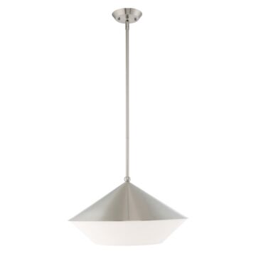 Stockholm 1-Light Pendant in Brushed Nickel
