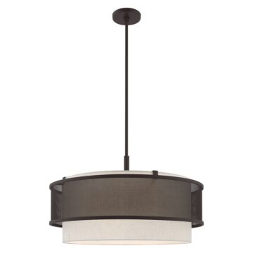 Braddock 4-Light Pendant in Bronze