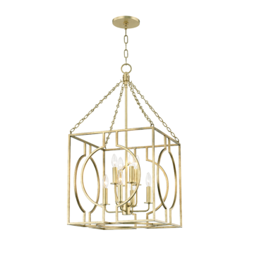  Octavio by Corey Damen Jenkins Pendant Light in Gold Leaf