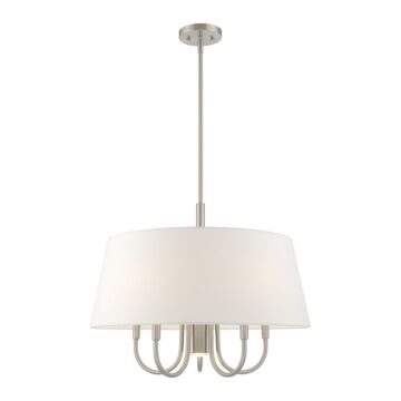 Belclaire 5-Light Chandelier in Brushed Nickel