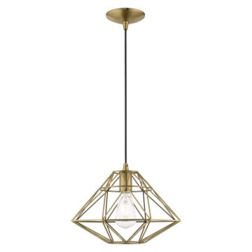Knox 1-Light Mini Pendant in Antique Brass