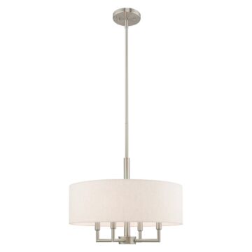 Meridian 4-Light Pendant in Brushed Nickel