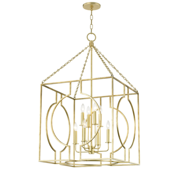  Octavio by Corey Damen Jenkins Pendant Light in Gold Leaf