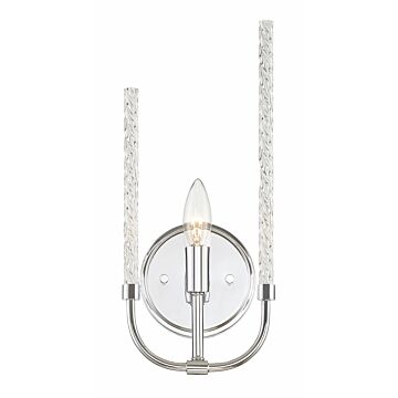 Laretto 1-Light Wall Sconce in Chrome
