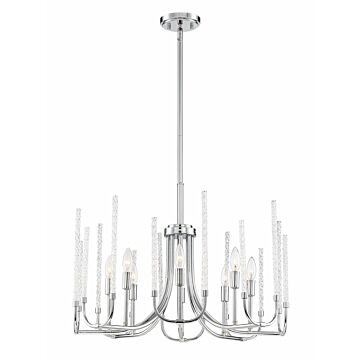 Laretto 8-Light Chandelier in Chrome