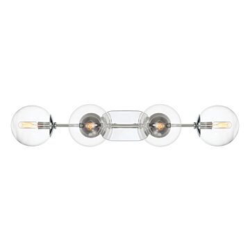 Welton 4-Light Bathroom Vanity Light in Chrome
