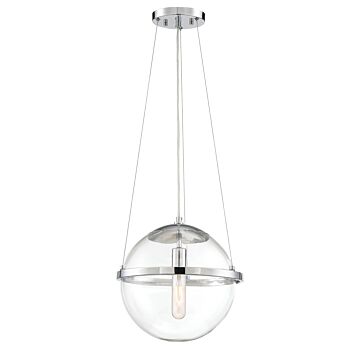 Welton 1-Light Pendant in Chrome