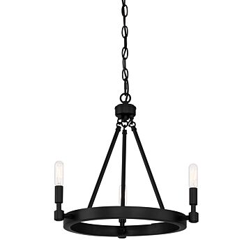 Fiora 3-Light Chandelier in Black