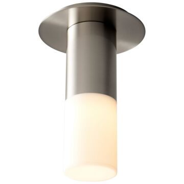 Pilar LED Ceiling Mount in Satin Nickel by Oxygen Lighting