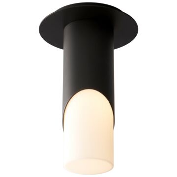 Ellipse LED Ceiling Mount in Black by Oxygen Lighting