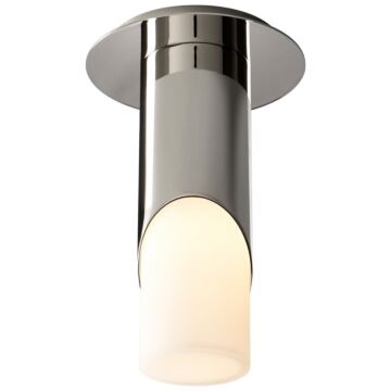 Ellipse LED Ceiling Mount in Polished Nickel by Oxygen Lighting