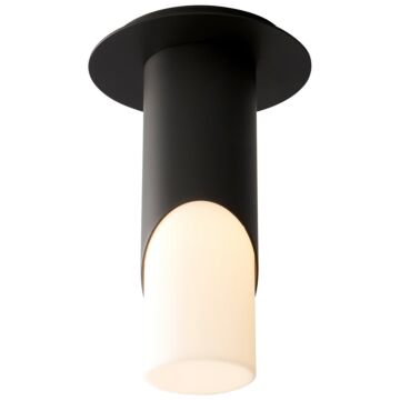 Ellipse LED Ceiling Mount in Black by Oxygen Lighting