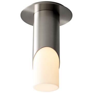 Ellipse LED Ceiling Mount in Satin Nickel by Oxygen Lighting