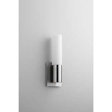 Magneta LED Wall Sconce in Satin Nickel by Oxygen Lighting