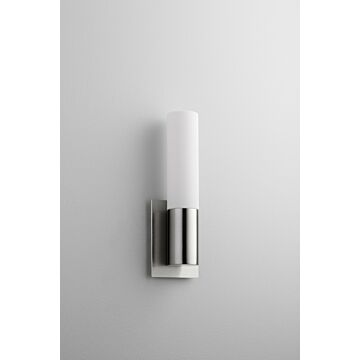 Magneta LED Wall Sconce in Satin Nickel by Oxygen Lighting