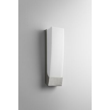 Apollo LED Wall Sconce in Satin Nickel by Oxygen Lighting