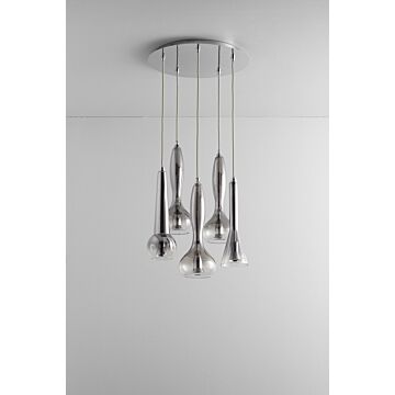 Canopy Kit Canopy in Polished Chrome by Oxygen Lighting