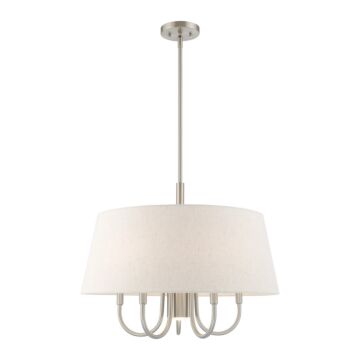 Belclaire 5-Light Chandelier in Brushed Nickel