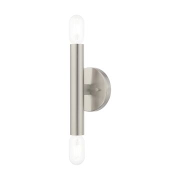 Copenhagen 2-Light Wall Sconce in Brushed Nickel