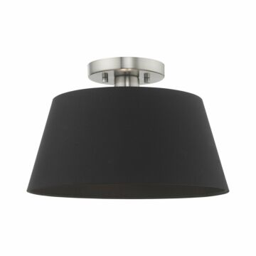Belclaire 1-Light Ceiling Mount in Brushed Nickel