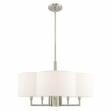 Chelsea 5-Light Chandelier in Brushed Nickel