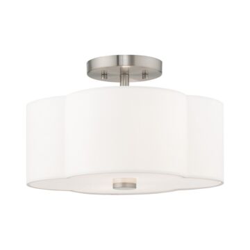Chelsea 2-Light Ceiling Mount in Brushed Nickel