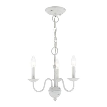 Windsor 3-Light Mini Chandelier in Antique White