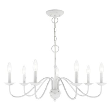 Windsor 7-Light Chandelier in Antique White