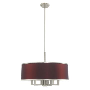 Park Ridge 6-Light Chandelier in Brushed Nickel