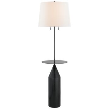 Zephyr  Floor Lamp in Aged Iron by Visual Comfort Signature