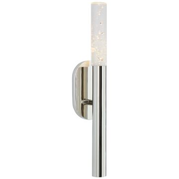 Rousseau LED Bathroom Vanity Light Sconce in Polished Nickel by Visual Comfort Signature
