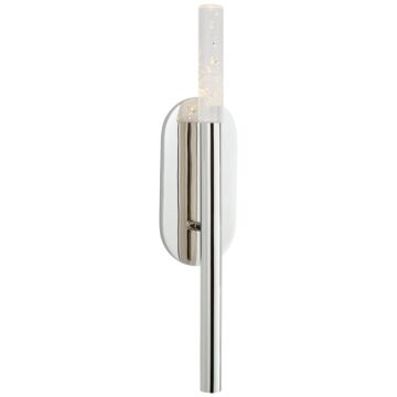 Rousseau LED Bathroom Vanity Light Sconce in Polished Nickel by Visual Comfort Signature