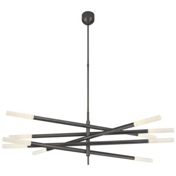 Rousseau LED Chandelier in Bronze by Visual Comfort Signature