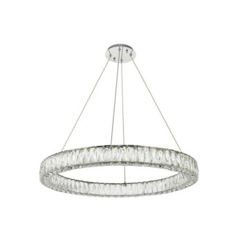 Monroe LED Chandelier in Chrome