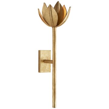 Alberto  Wall Sconce in Antique Gold Leaf by Visual Comfort Signature