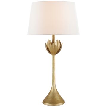 Alberto  Table Lamp in Antique Gold Leaf by Visual Comfort Signature