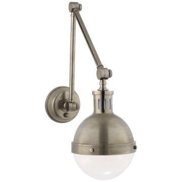 Hicks  Wall Sconce in Antique Nickel by Visual Comfort Signature
