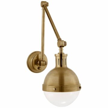 Hicks  Wall Sconce in Hand-Rubbed Antique Brass by Visual Comfort Signature