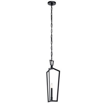 Abbotswell One Light Mini Pendant in Black by Kichler