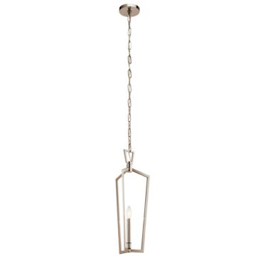 Abbotswell One Light Mini Pendant in Polished Nickel by Kichler