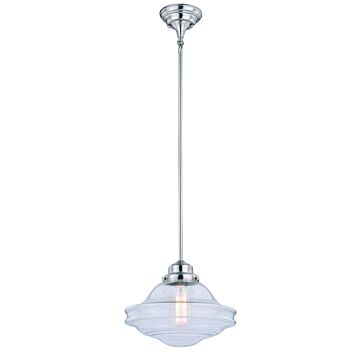 Huntley 1-Light Pendant in Satin Nickel