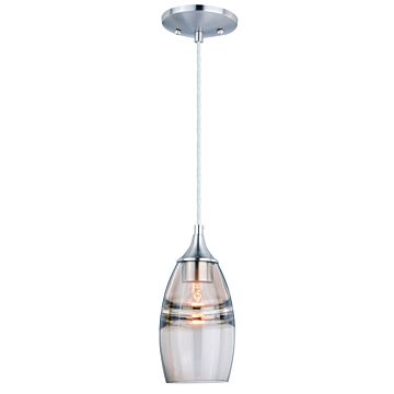 Milano 1-Light Mini Pendant in Satin Nickel
