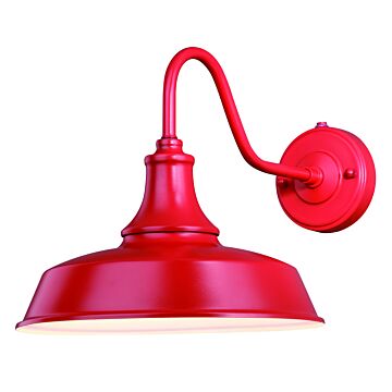Dorado 1-Light Outdoor Wall Mount in Red and White