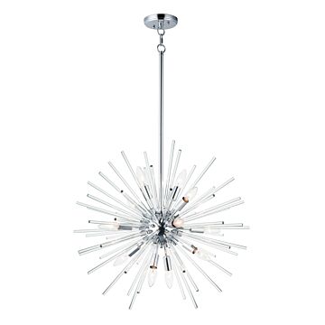 Polaris 12 Light Pendant in Polished Chrome by Maxim