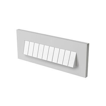 Generation Lighting LED Brick Lighting LED Deck Light in Satin Nickel