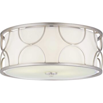 Landree 3-Light Flush Mount in Silver Ridge