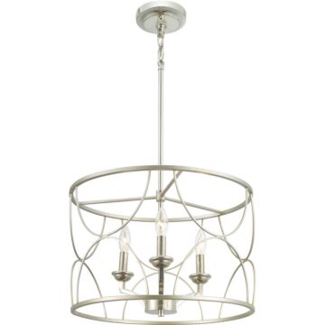 Landree 3-Light Chandelier in Silver Ridge